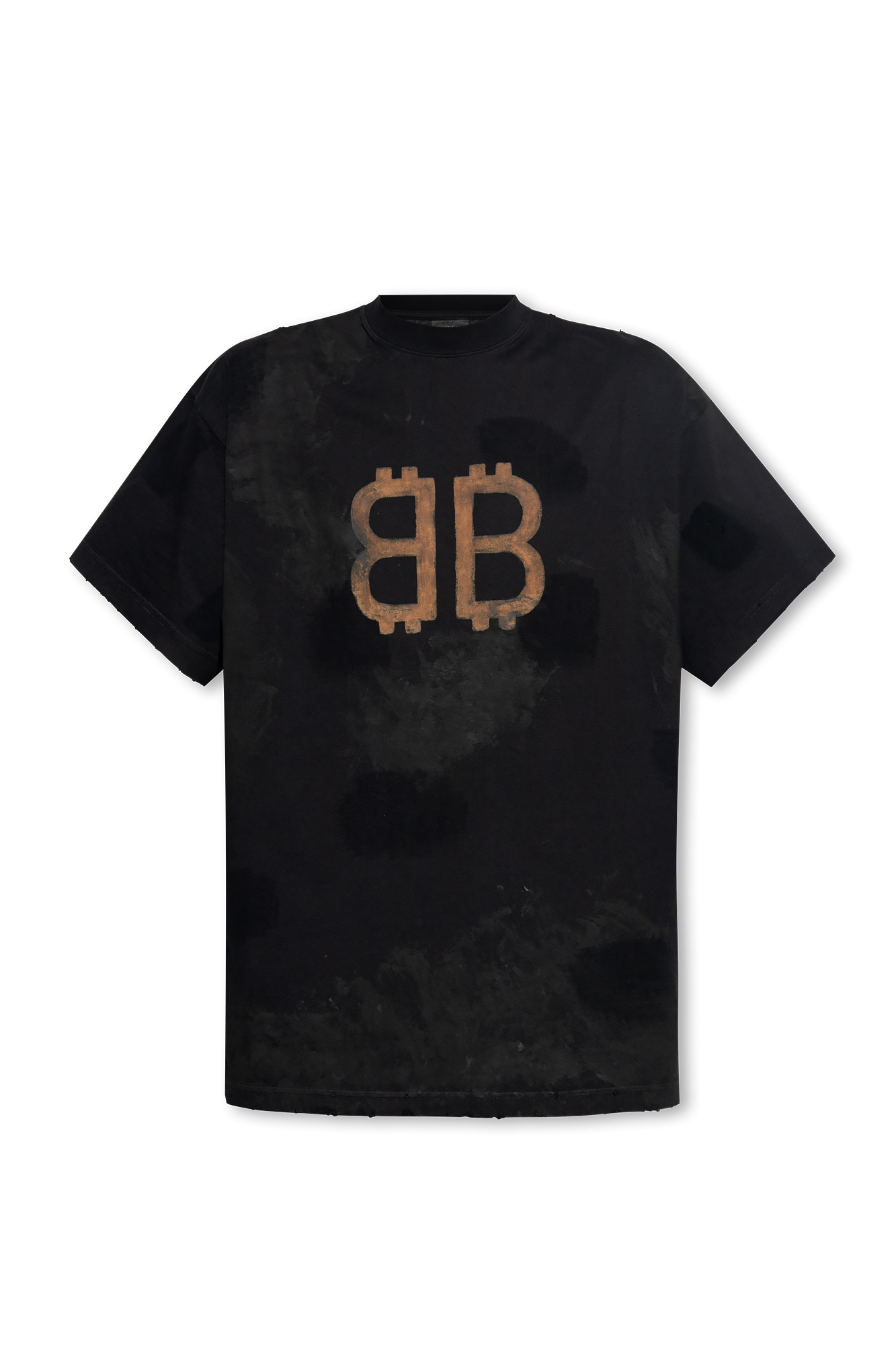 Balenciaga t shirt mens hot sale gold